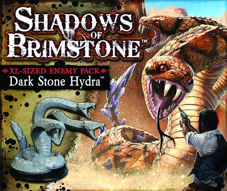 Shadows of Brimstone: Dark Stone Hydra XL Enemy Pack Miniatures Other
