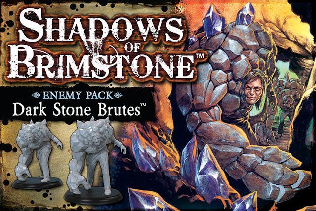 Shadows of Brimstone: Dark Stone Brutes Enemy Pack Miniatures Other