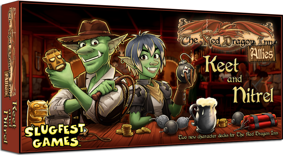 Red Dragon Inn Allies: Keet and Nitrel Card Games SlugFest Games   