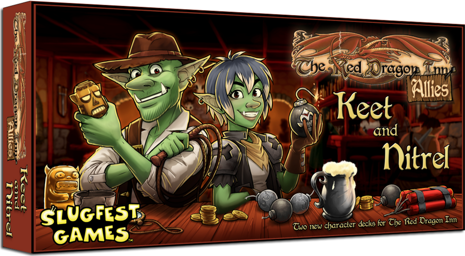 Red Dragon Inn Allies: Keet and Nitrel Card Games SlugFest Games   