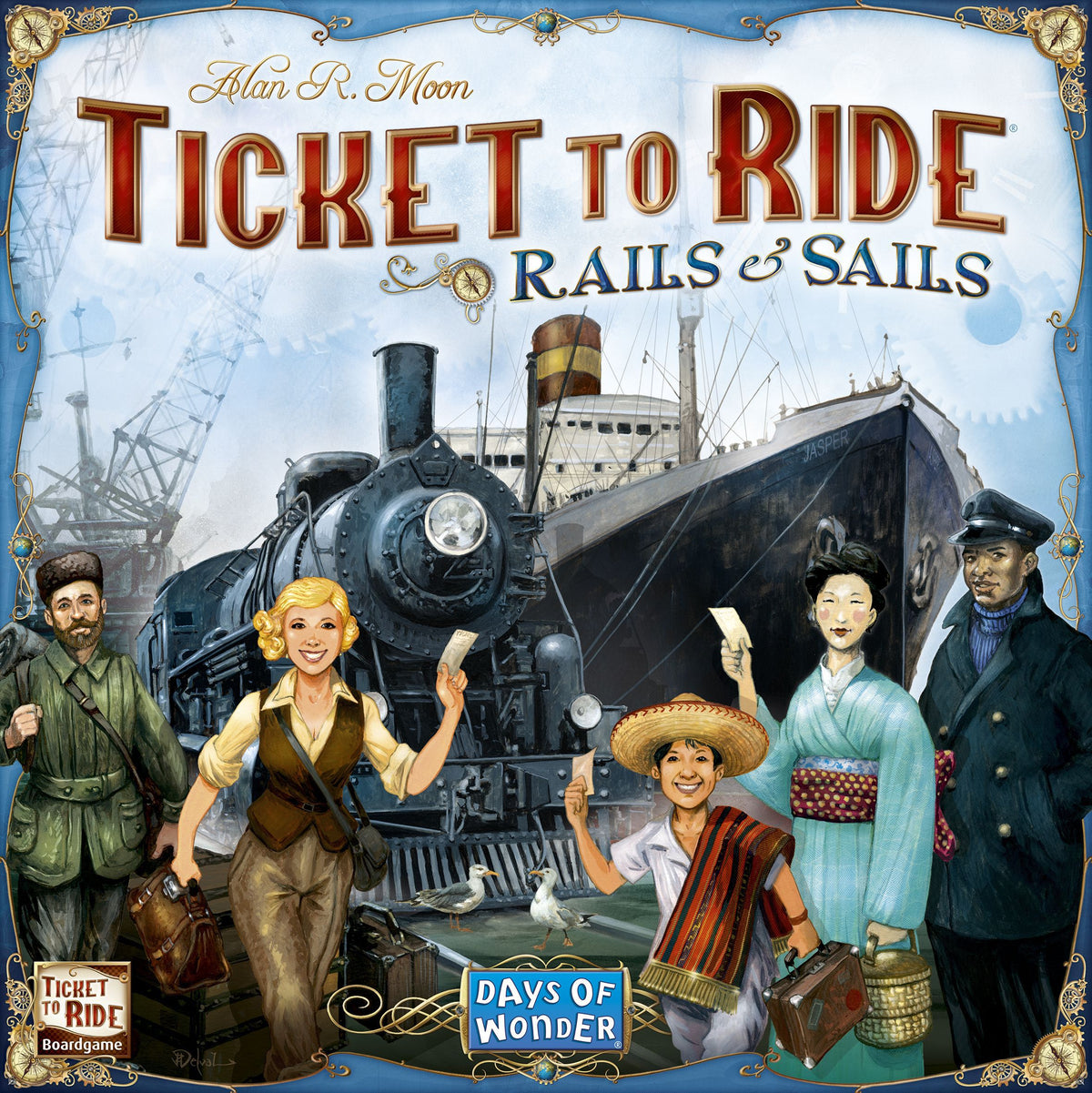 Ticket to Ride: Rails & Sails Board Games Asmodee   