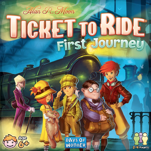 Ticket to Ride: First Journey USA Home page Asmodee   