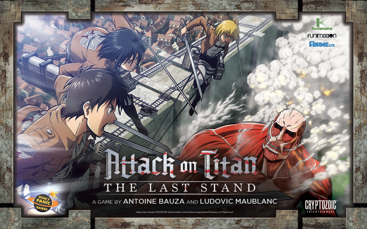 Attack on Titan: The Last Stand Board Games Cryptozoic Entertainment