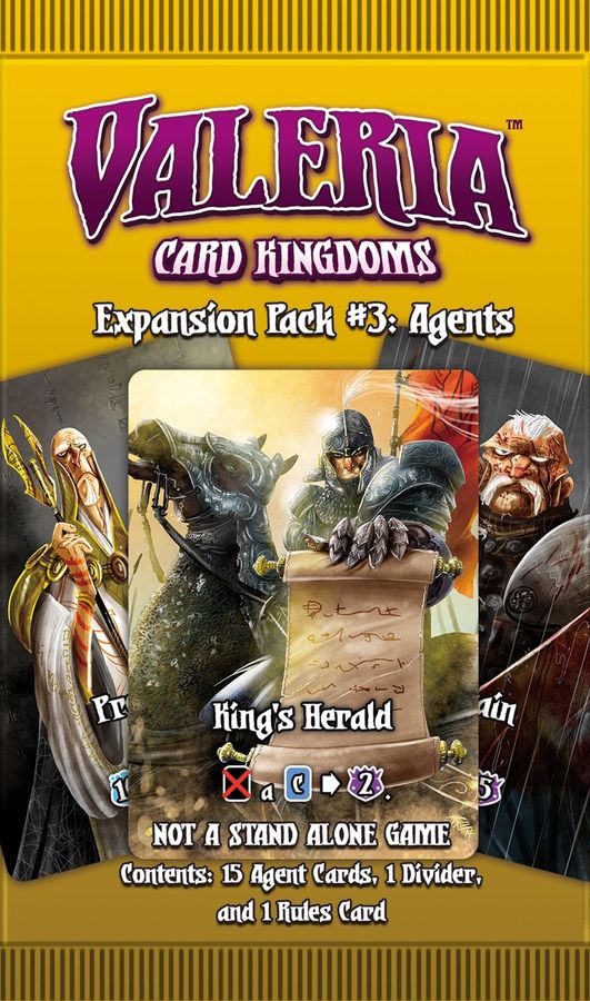 Valeria: Card Kingdoms – Expansion Pack #03: Agents Home page Other   