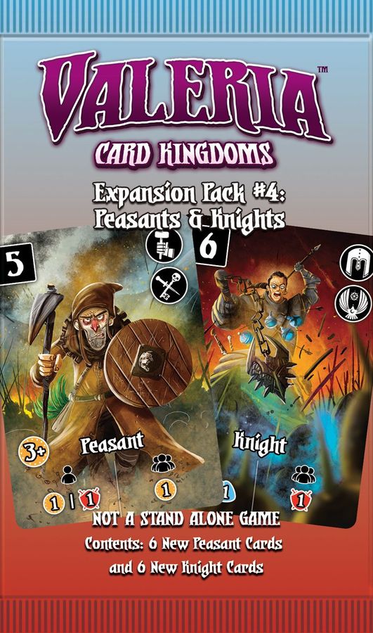 Valeria: Card Kingdoms – Expansion Pack #04: Peasants & Knights Card Games Other