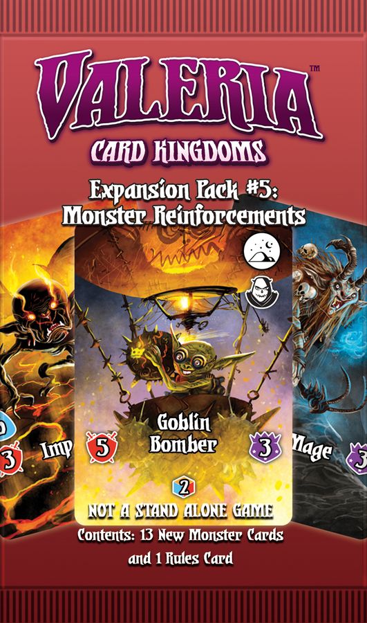 Valeria: Card Kingdoms – Expansion Pack #05: Monster Reinforcements Card Games Other