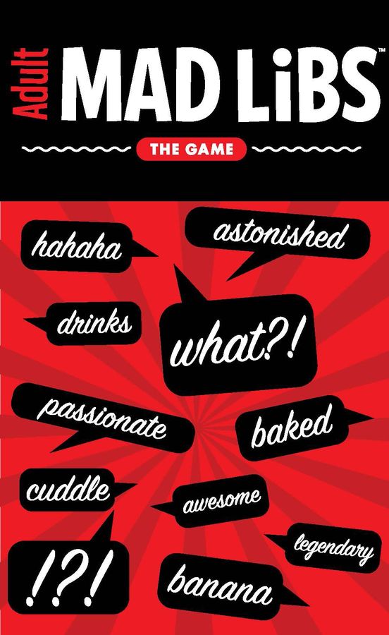 Adult Mad Libs: The Game Home page Looney Labs   