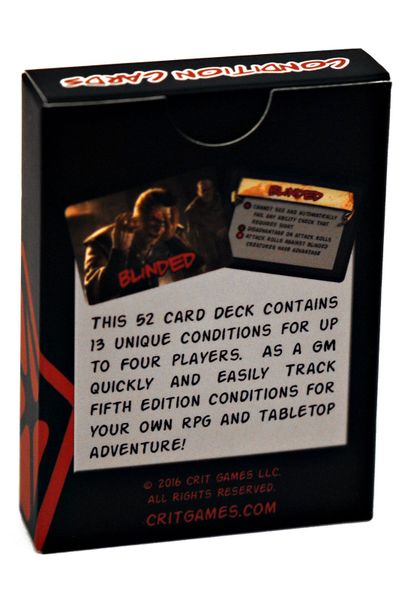 D&D 5e Condition Cards Supplies Other