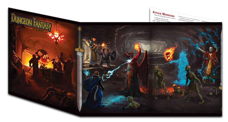 Dungeon Fantasy RPG: GM Screen Role Playing Games Steve Jackson Games   