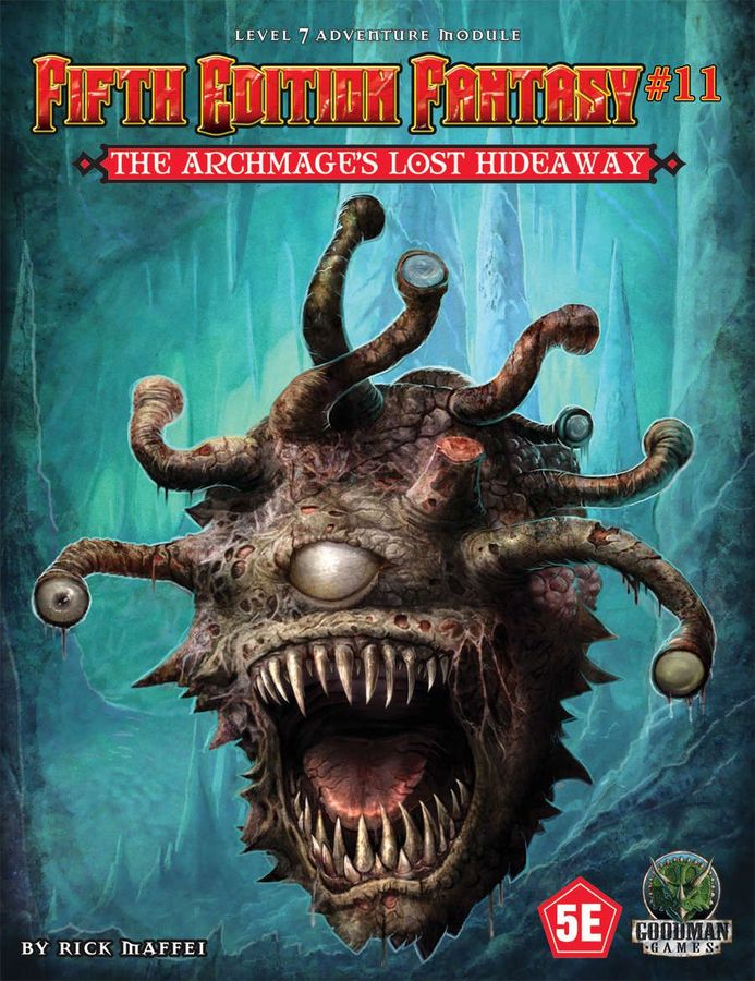 Fifth Edition Fantasy #11 The Archmage's Lost Hideaway Role Playing Games Giga Mech Games