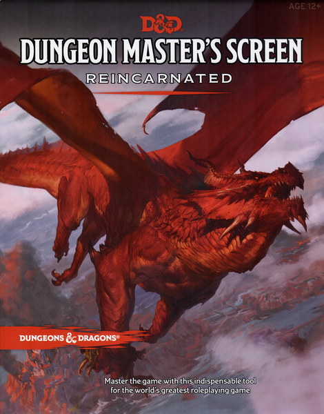 D&D 5e Dungeon Master's Screen Reincarnated Role Playing Games Wizards of the Coast   
