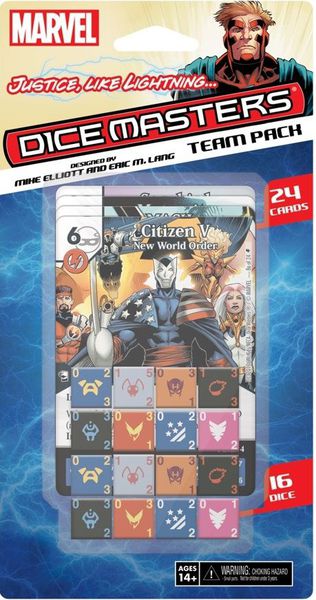 Dice Masters Marvel: Justice, Like Lightning... Team Pack Home page WizKids   