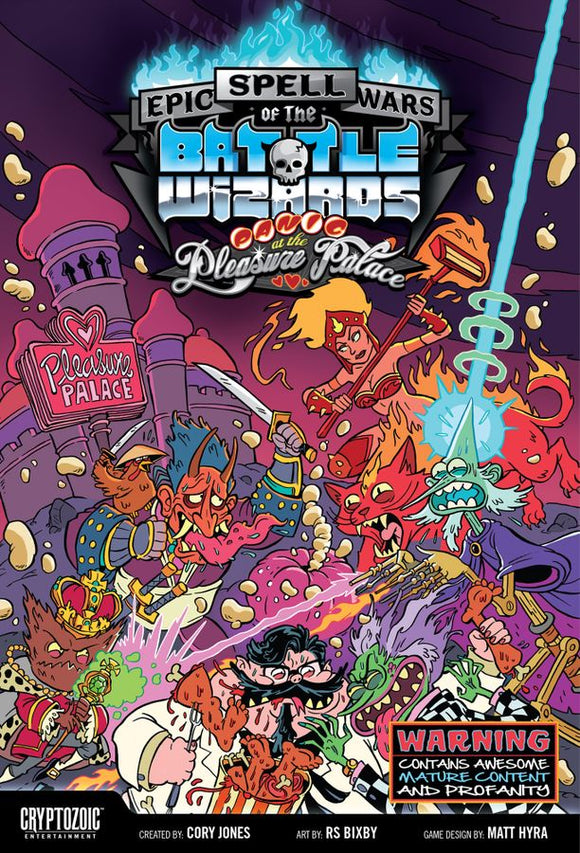 Epic Spell Wars of the Battle Wizards: Panic at the Pleasure Palace Home page Cryptozoic Entertainment   