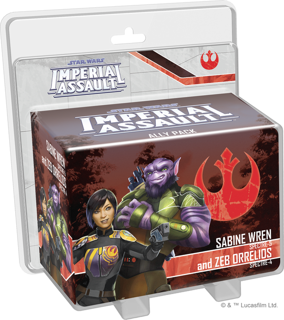Star Wars: Imperial Assault - Sabine Wren and Zed Orrelios Ally Pack Home page Asmodee   