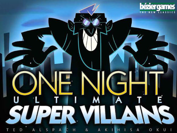 One Night Ultimate Super Villains Home page Bezier Games   