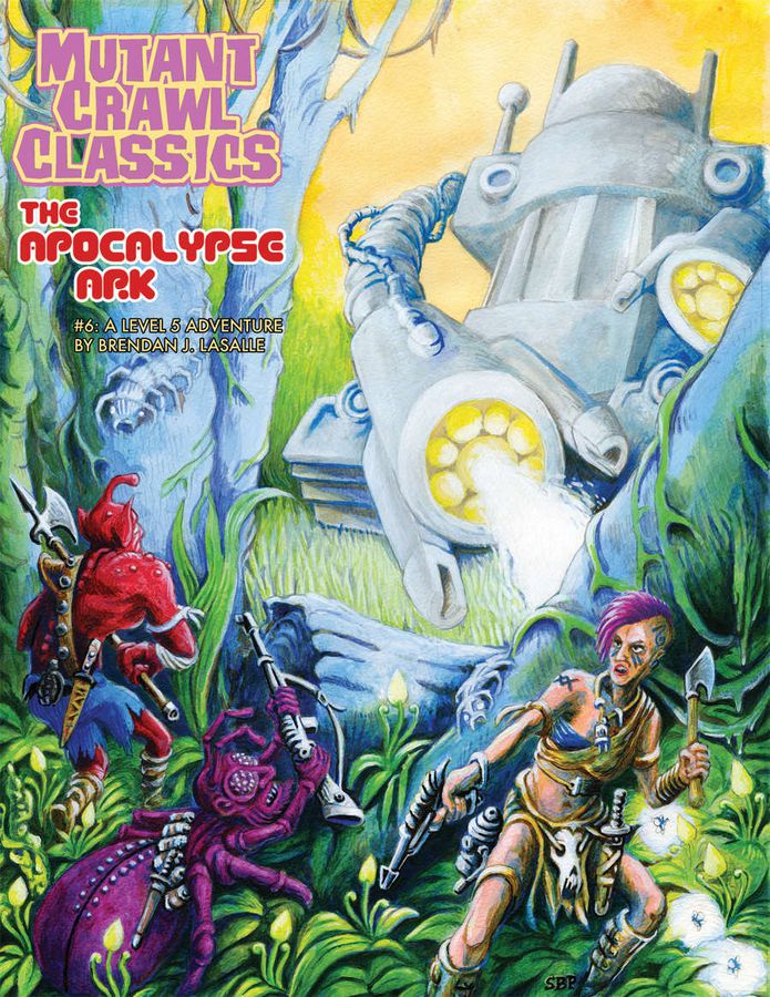 Mutant Crawl Classics: The Apocalypse Ark Role Playing Games Giga Mech Games