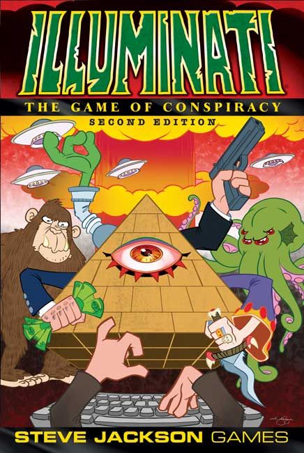 Illuminati 2nd Edition Board Games Steve Jackson Games