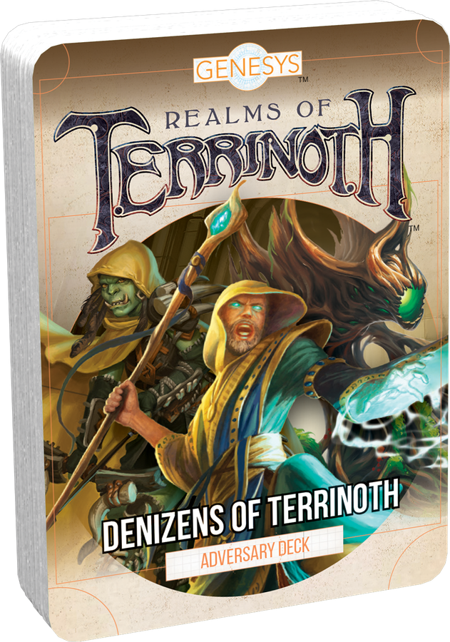 Genesys RPG: Realms of Terrinoth Denizens of Terrinoth Adversary Deck Role Playing Games Asmodee