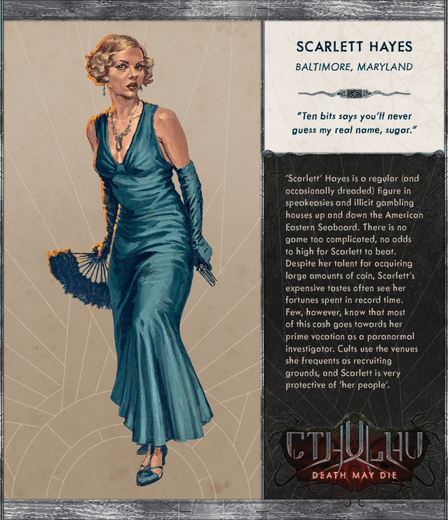 Cthulhu: Death May Die – Scarlett Hayes Miniatures Cool Mini or Not