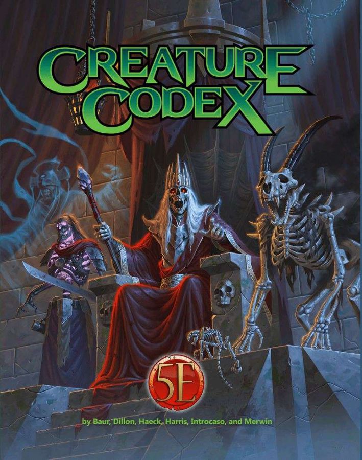 Creature Codex: Tome of Beasts 2 (D&D 5e Compatible) Role Playing Games Kobold Press