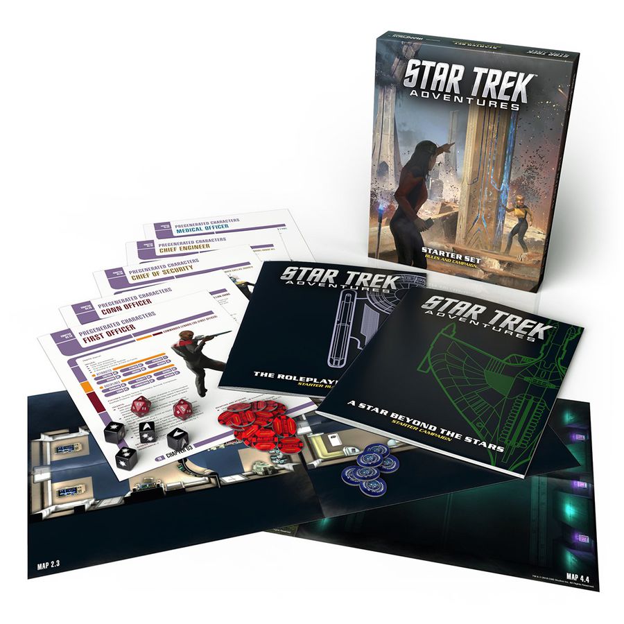 Star Trek Adventures RPG Starter Set Role Playing Games Modiphius Entertainment