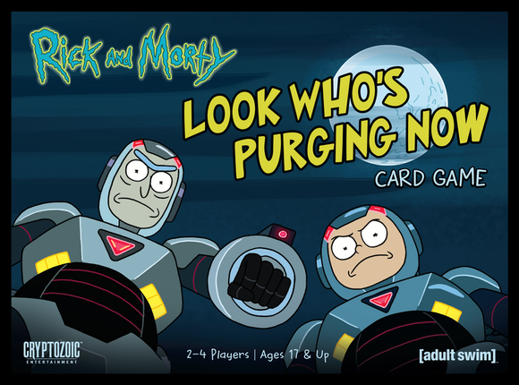 Rick and Morty: Look Who's Purging Now Card Game Home page Cryptozoic Entertainment   