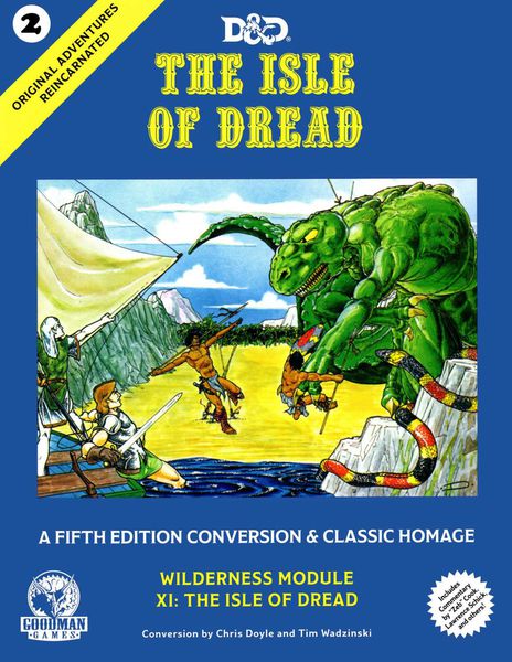 D&D 5e Original Adventures Reincarnated 2 The Isle of Dread Role Playing Games Giga Mech Games