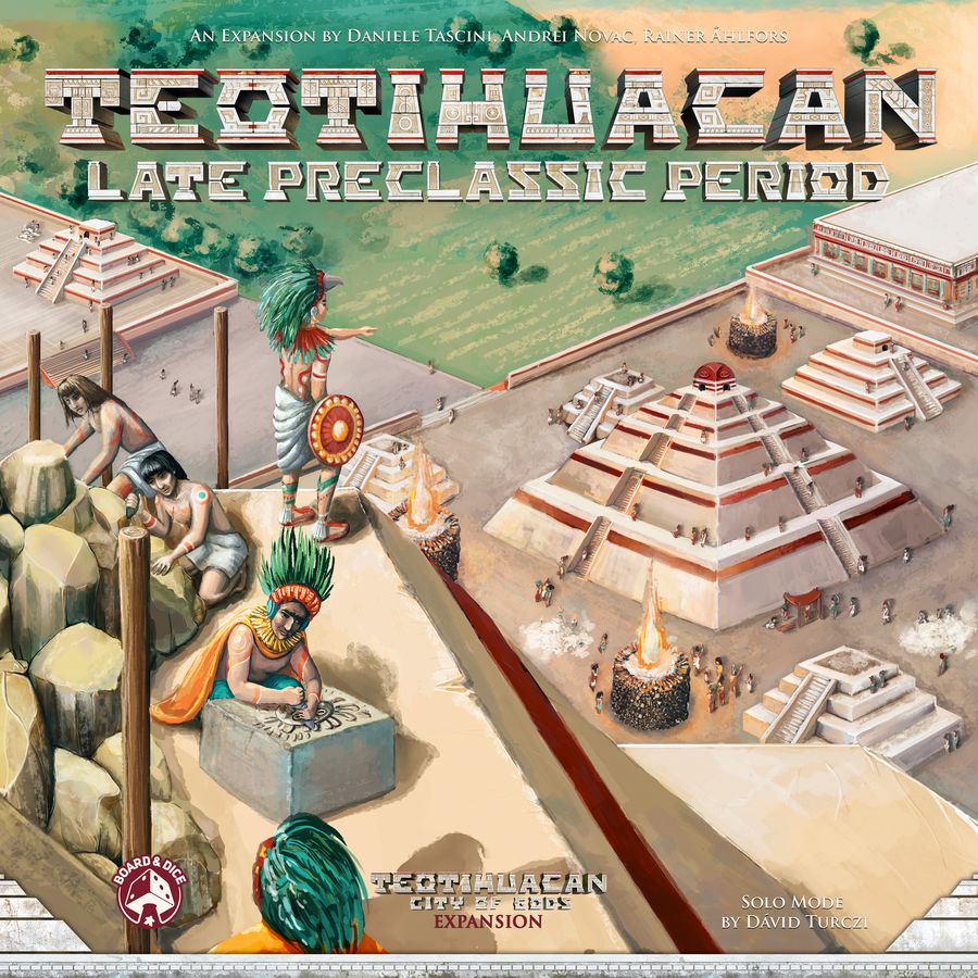 Teotihuacan: Late PreClassic Period Board Games Board & Dice