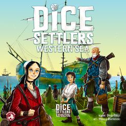 Dice Settlers: Western Sea Board Games Board & Dice