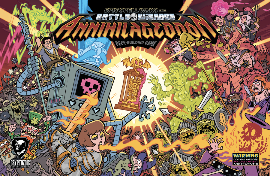 Epic Spell Wars of the Battle Wizards: ANNIHILAGEDDON Deck-Building Game Board Games Cryptozoic Entertainment   