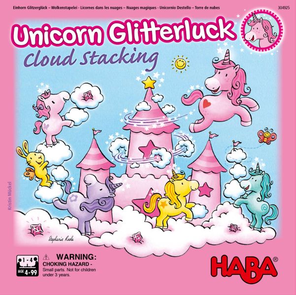 Unicorn Glitterluck Cloud Stacking Board Games Other