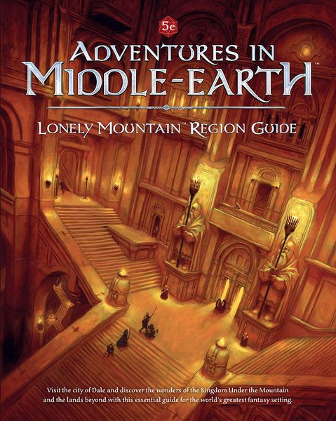 Adventures in Middle-earth Lonely Mountain Region Guide (D&D 5e Compatible) Role Playing Games Cubicle 7 Entertainment   