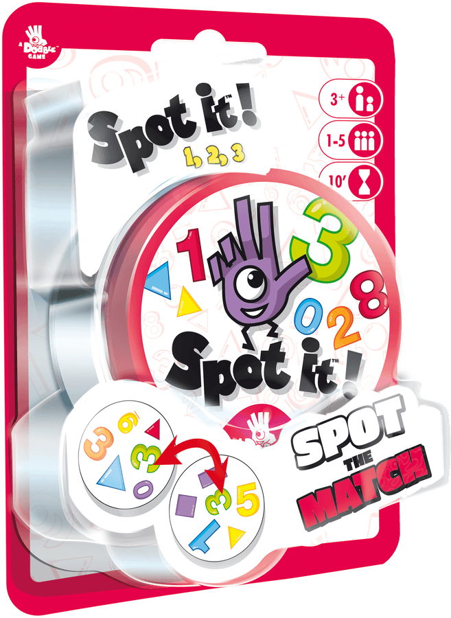 Spot It Jr! Animals Party Games Blue Orange