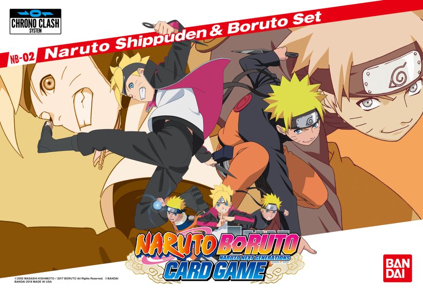 Naruto Boruto Card Game: Naruto Shippuden & Boruto Set Card Games Bandai