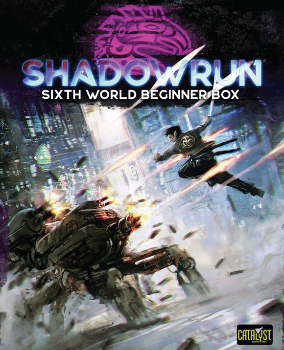Shadowrun 6E Sixth World Beginner Box Home page Catalyst Game Labs   