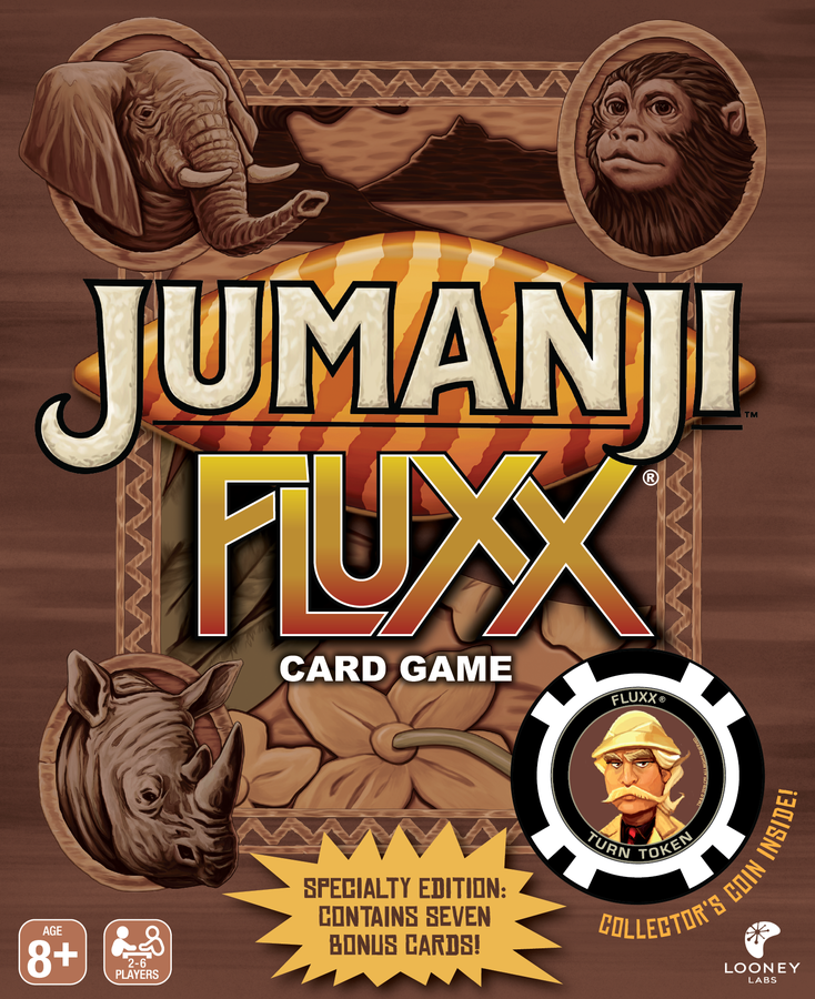 Fluxx: Jumanji Fluxx Card Games Looney Labs   