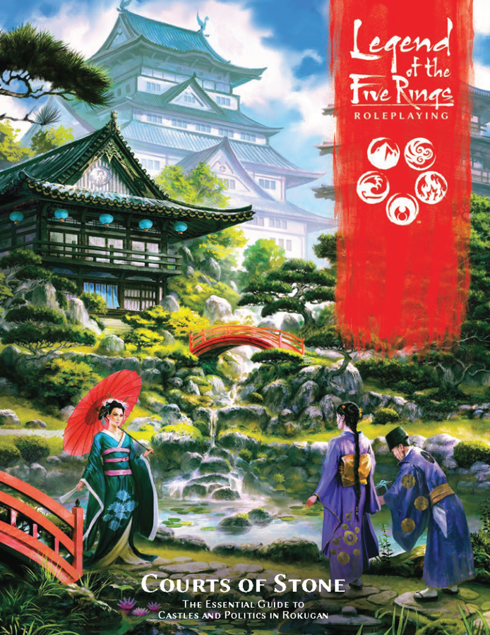 Legend of the Five Rings RPG Courts of Stone Role Playing Games Asmodee L5R RPG Courts of Stone