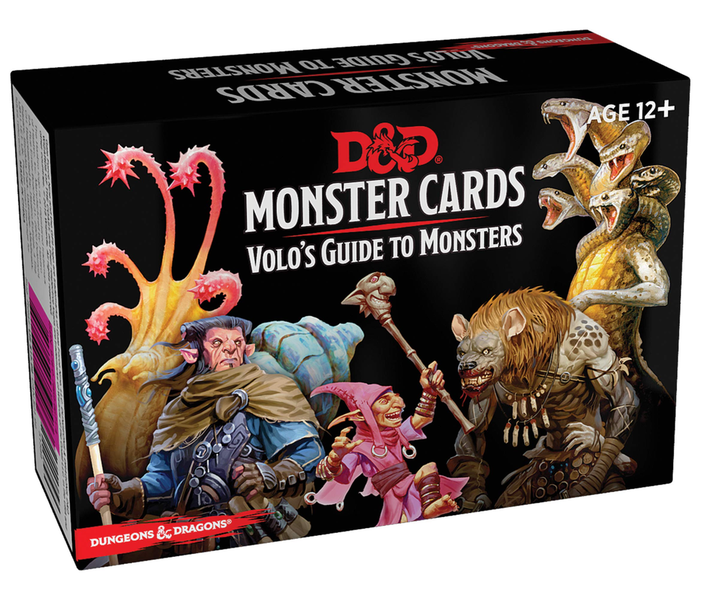 D&D 5e Monster Cards: Volo's Guide to Monsters Supplies Gale Force Nine