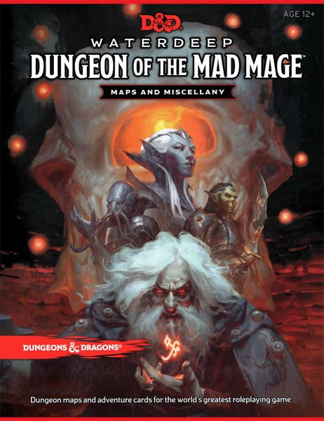 D&D 5e Waterdeep: Dungeon of the Mad Mage Maps and Miscellany RPG Maps Wizards of the Coast   