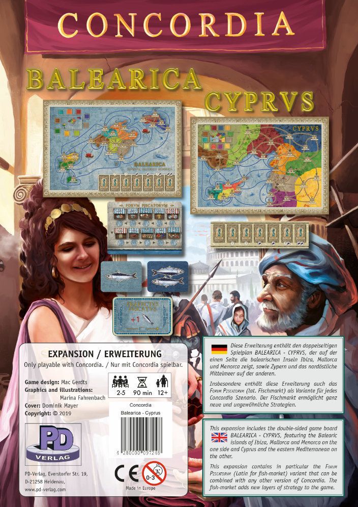 Concordia: Balearica / Cyprus Board Games Rio Grande Games