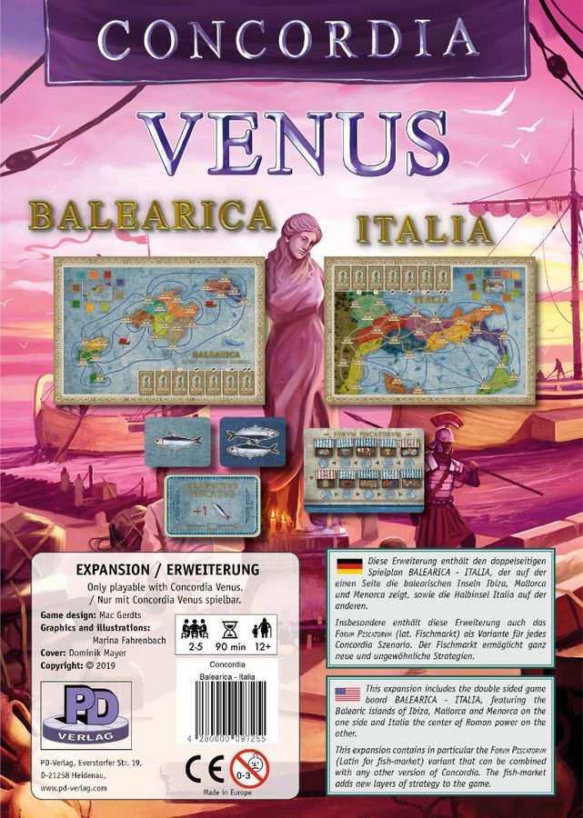 Concordia Venus: Balearica / Italia Board Games Rio Grande Games