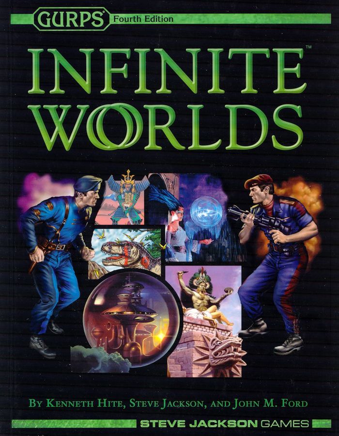 Gurps 4e Infinite Worlds Role Playing Games Steve Jackson Games