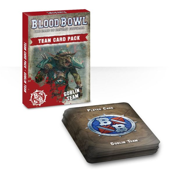 Blood Bowl Goblin Team Card Pack Miniatures Games Workshop   