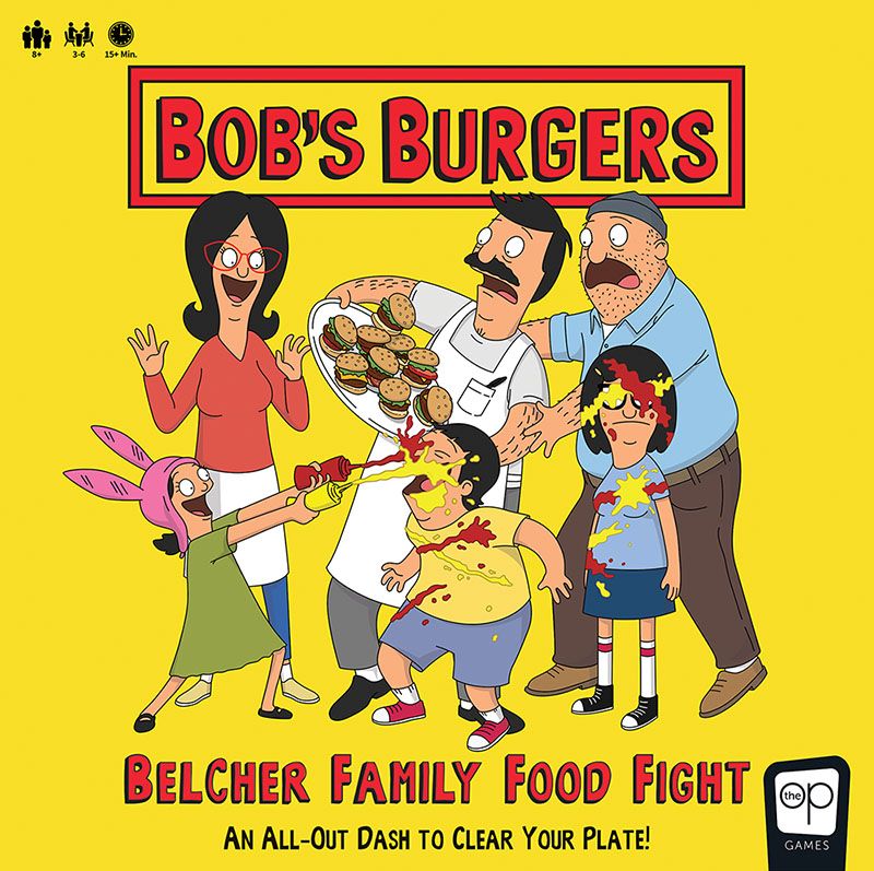 Bob's Burgers: Belcher Family Food Fight Board Games USAopoly