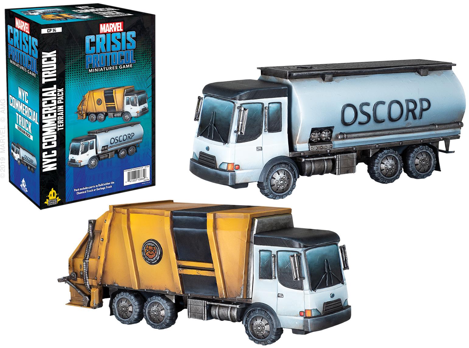 Marvel: Crisis Protocol - Commercial Truck Terrain Pack Miniatures Atomic Mass Games   