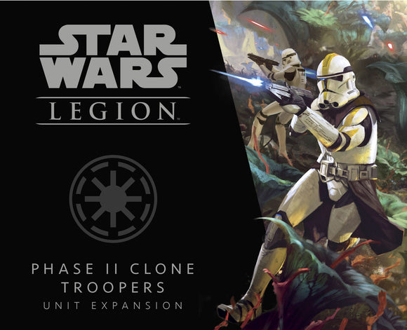 Star Wars: Legion - Phase II Clone Troopers Unit Expansion Miniatures Asmodee   