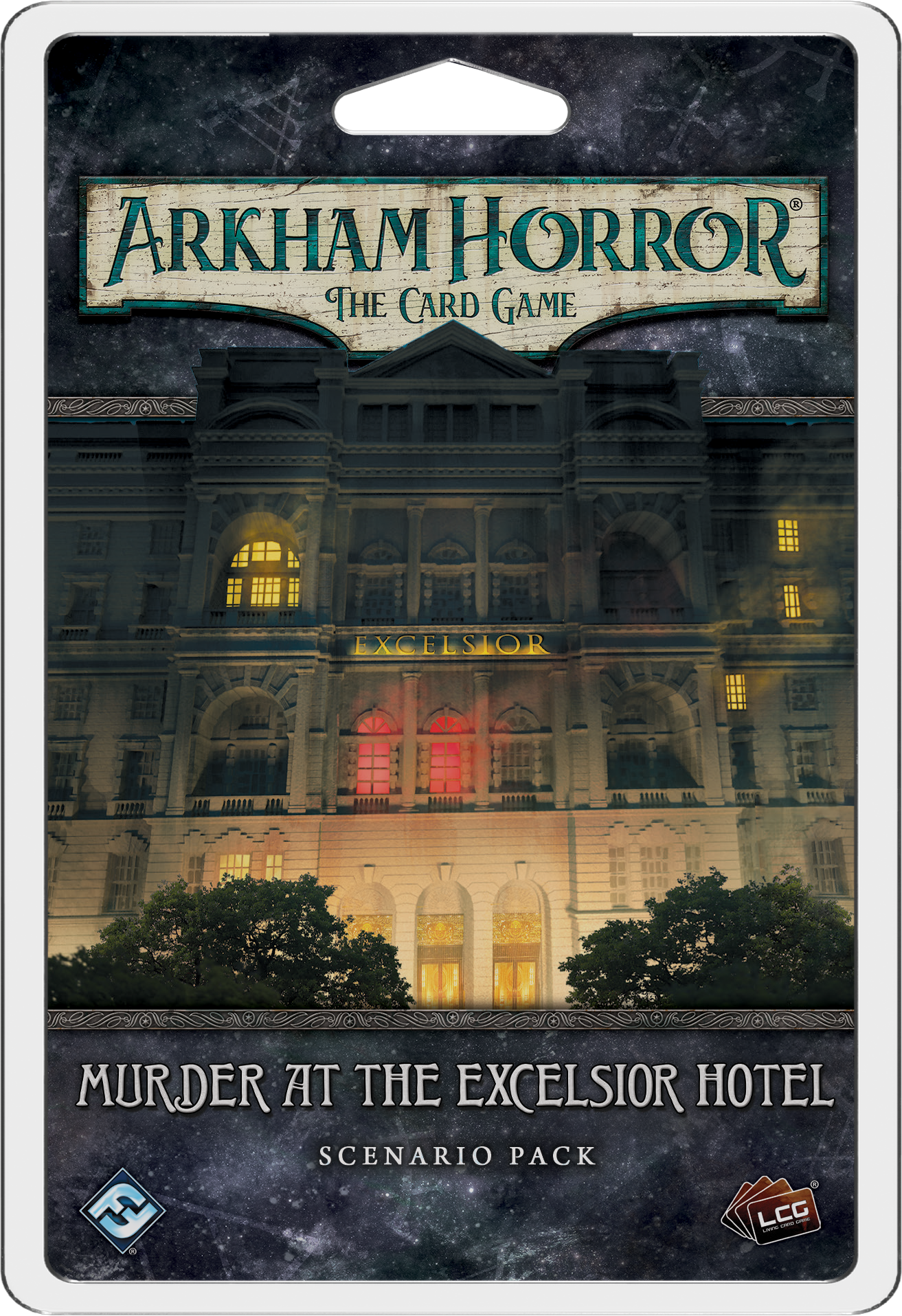Arkham Horror Card Game: Murder at the Excelsior Hotel Scenario Pack Card Games Fantasy Flight   