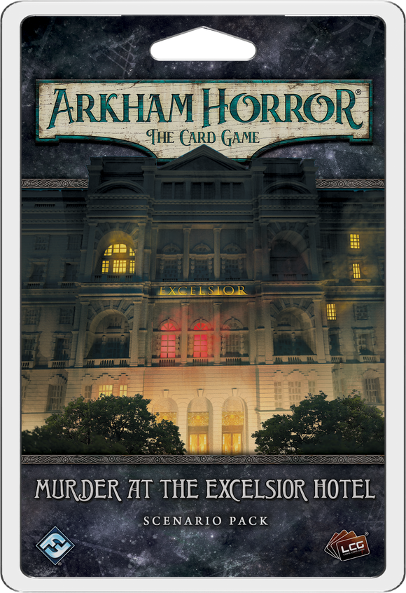 Arkham Horror: The Living Card Game - Murder at the Excelsior Hotel Scenario Pack Home page Asmodee   
