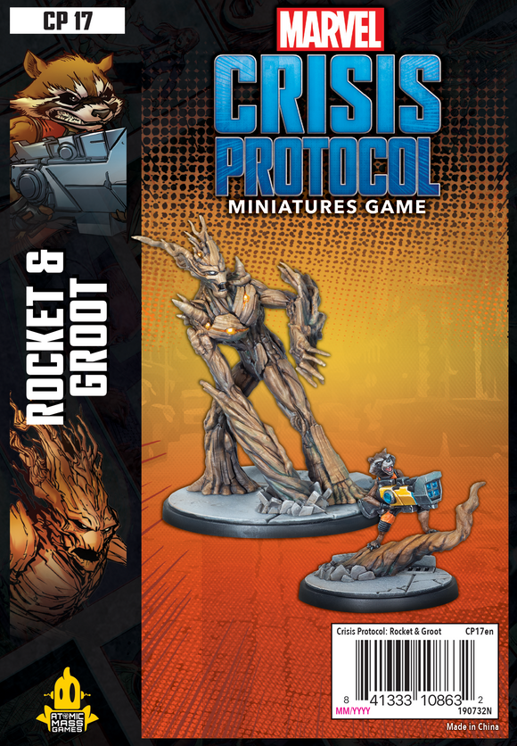 Marvel: Crisis Protocol - Rocket and Groot Home page Asmodee   