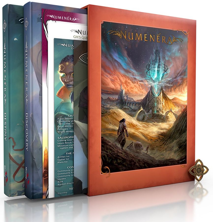 Numenera RPG Discovery and Destiny Slipcase Set Role Playing Games Monte Cook Games   